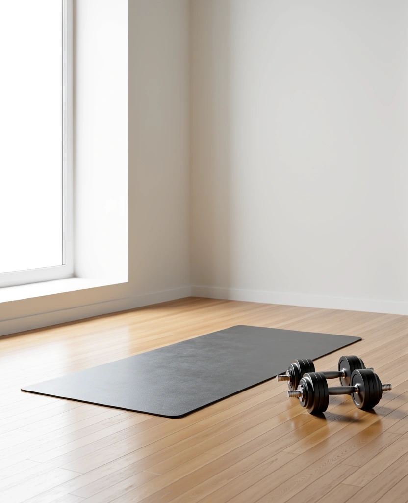 Espacio de entrenamiento en casa